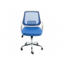 Компьютерное кресло WOODVILLE Ergoplus белое/голубое