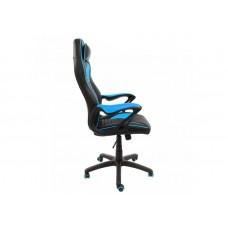 Компьютерное кресло WOODVILLE Leon черное/голубое