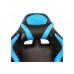 Компьютерное кресло WOODVILLE Racer черное / голубое