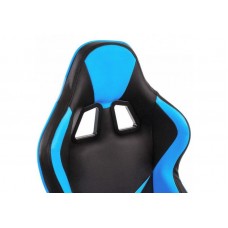 Компьютерное кресло WOODVILLE Racer черное / голубое