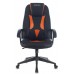 Кресло игровое Zombie VIKING-8 черный/оранжевый искусственная кожа крестовина пластик