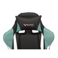 Кресло игровое Zombie VIKING TANK черный/серый/белый искусственная кожа с подголов. 